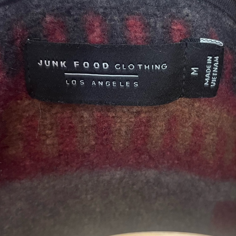 Junk Food Clothing Red and Black Aztec print - Picture 2 of 5